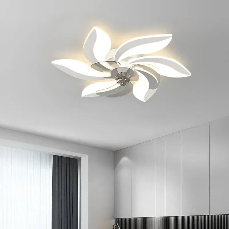 plafonnier ventilateur avec lumière et télécommande pour intérieur