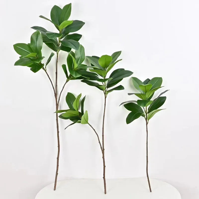 grands ficus artificiels en caoutchouc pour décoration de Noël