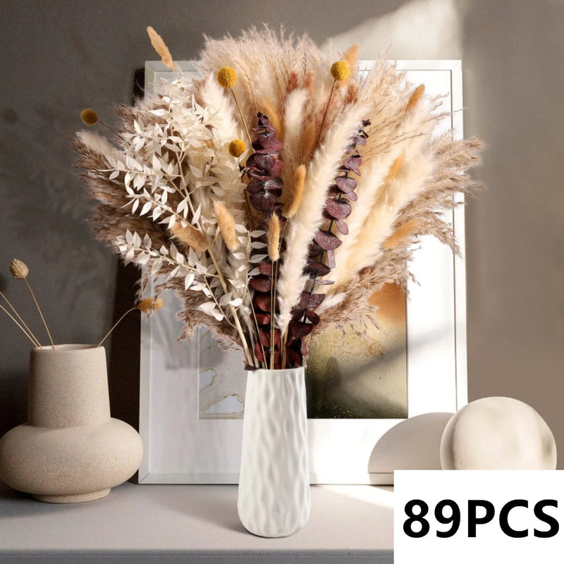 bouquet dherbe de pampa naturelle pour décoration et cadeaux