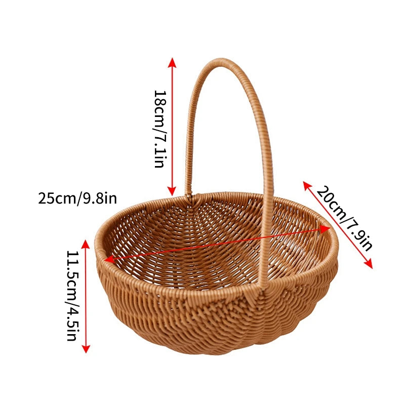 panier de rangement tissé à la main pour divers usages