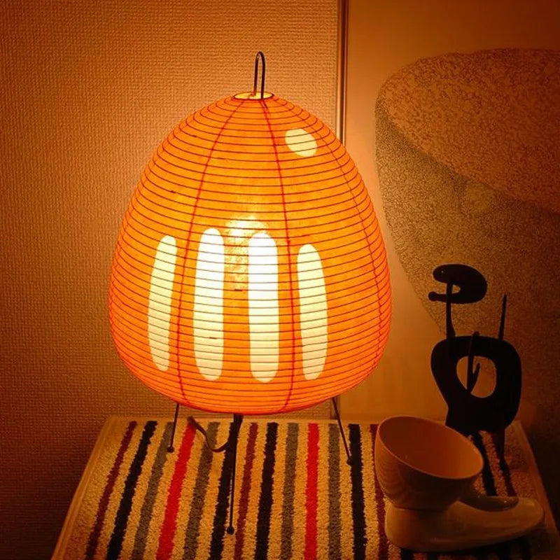 lampe à poser vintage japonaises pour décoration rétro