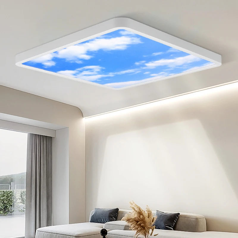 plafonnier led moderne avec panneau décoratif luminaire idéal