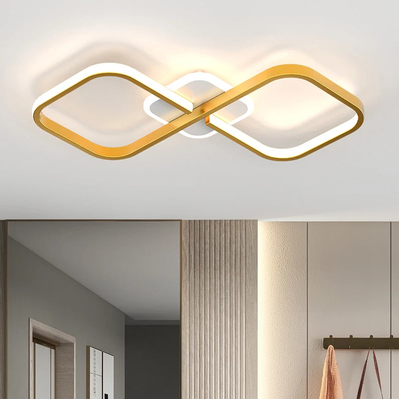 plafonnier led minimaliste moderne nordique pour atmosphère créative