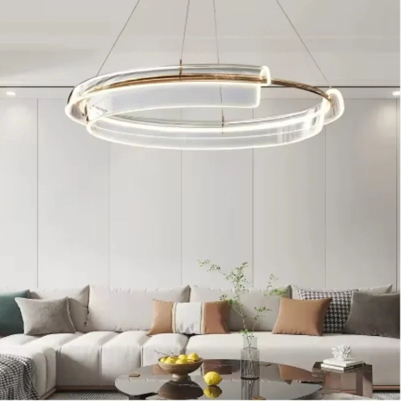 suspension à led pour décoration intérieure élégante et moderne