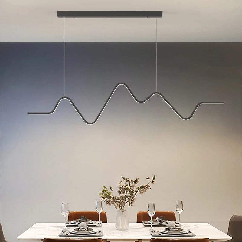 lustre nordique minimaliste design créatif pour café bar restaurant