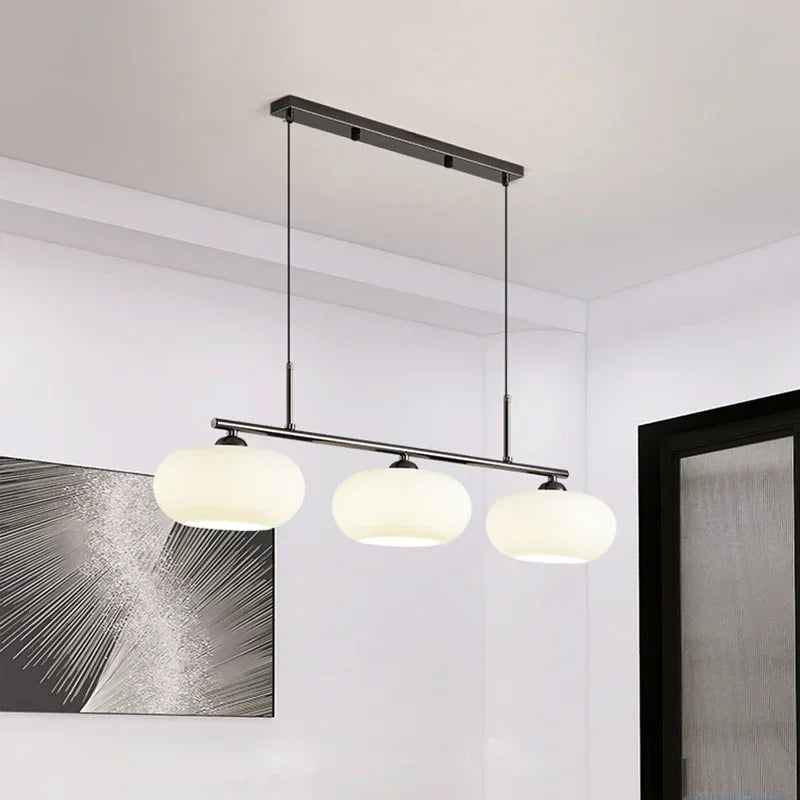 suspension LED en verre design nordique moderne décoratif