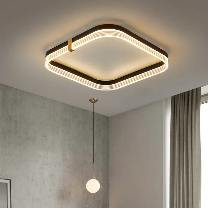 plafonnier led moderne pour décoration d'intérieur élégante