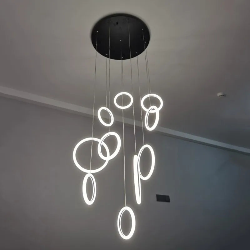 lustre moderne minimaliste pour loft appartement duplex villa
