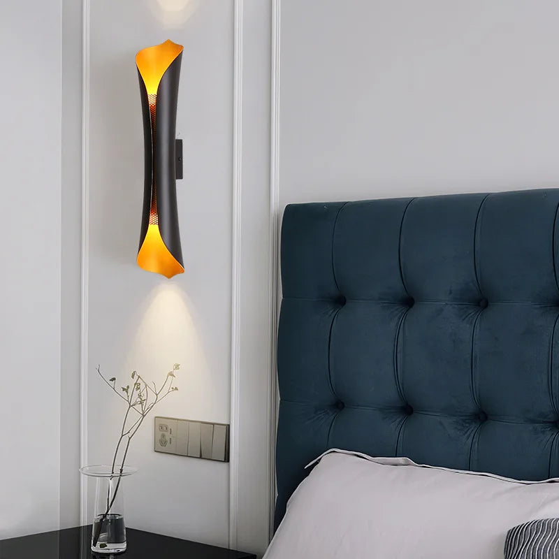 lampe de nuit minimaliste en forme de torche led variable