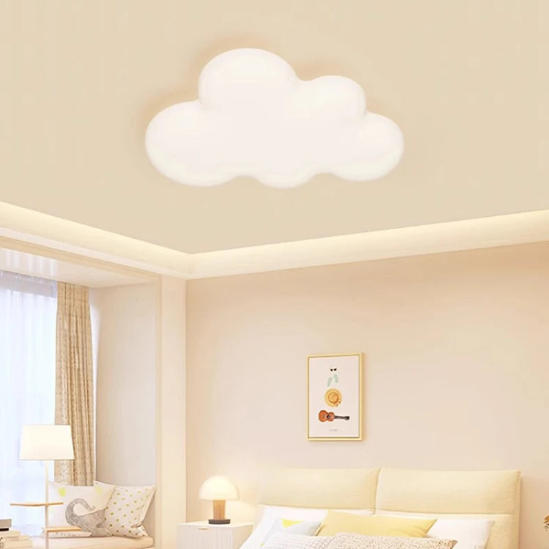 plafonnier nuage arc-en-ciel pour chambre d'enfant décor moderne