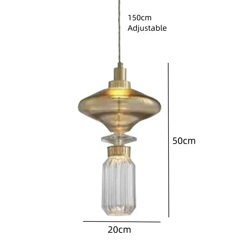 lustre moderne en cristal avec éclairage led pour décoration intérieure