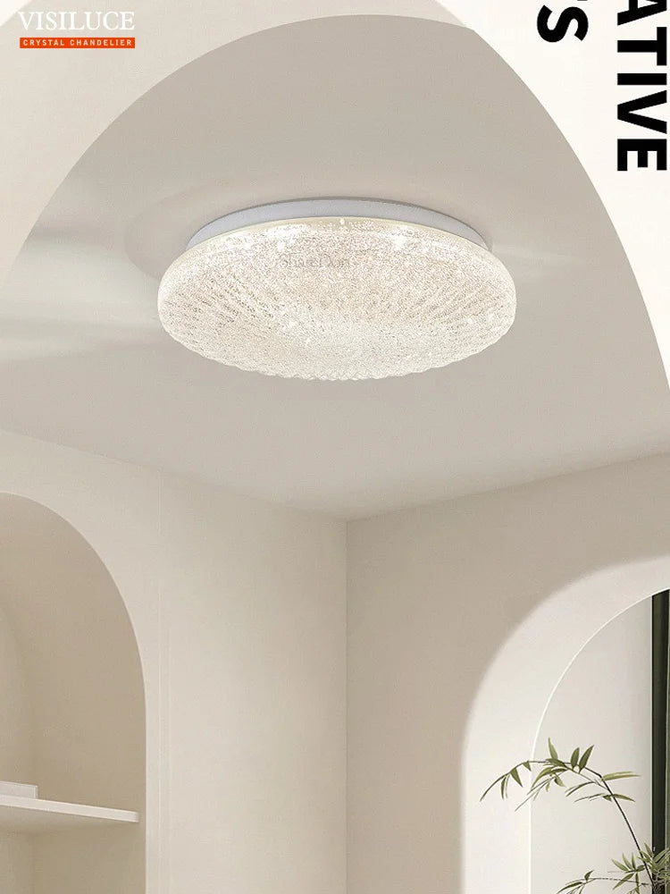 plafonnier led moderne en acrylique pour décoration intérieure