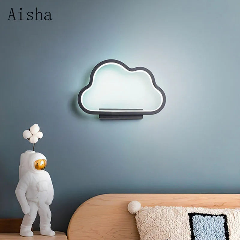 applique murale nuage led pour décoration enfant