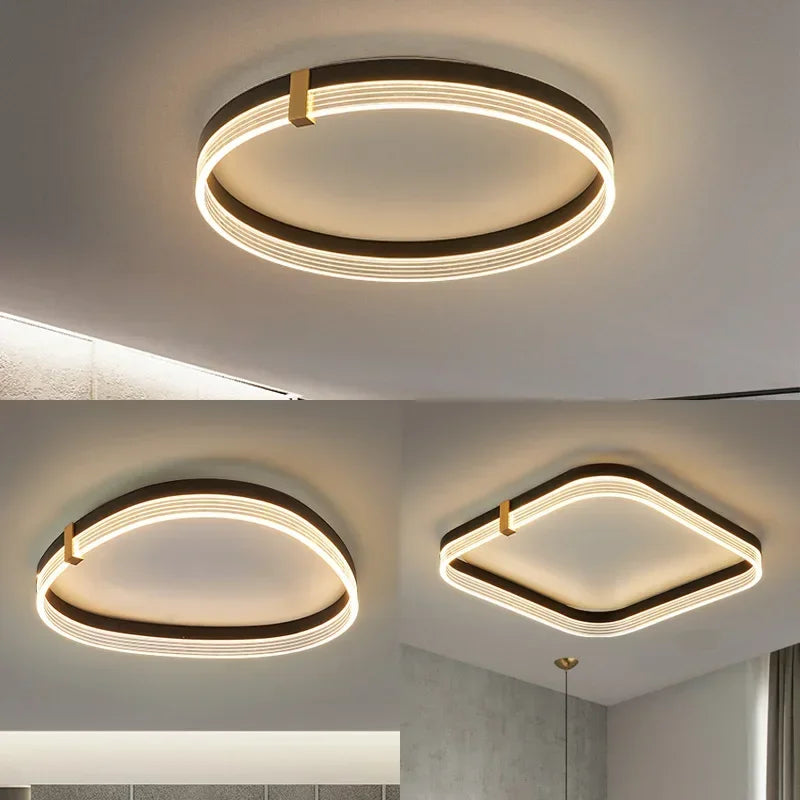 plafonnier led moderne pour décoration d'intérieur élégante