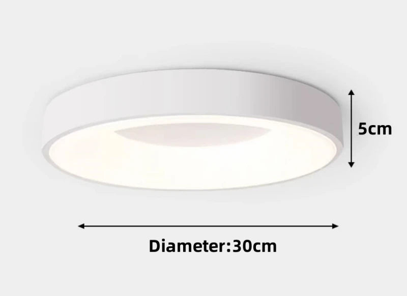 plafonnier simple rond pour intérieur et extérieur polyvalent