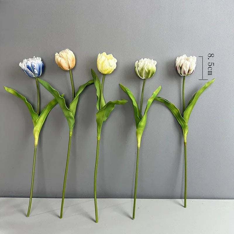 fleurs artificielles tulipes pour décoration festive et vacances