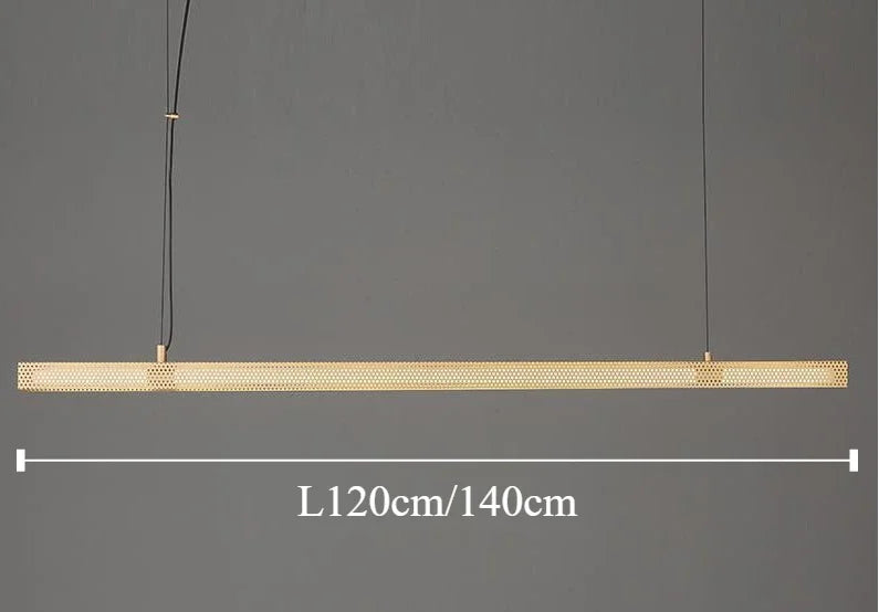 suspension moderne en laiton design nordique minimaliste pour intérieur