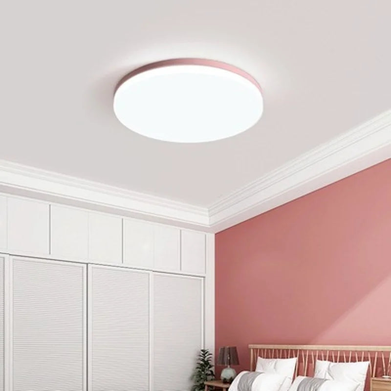 plafonnier led rond multicolore à intensité variable pour intérieur