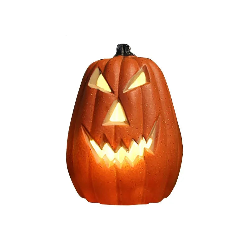 Halloween LED Pumpkin Lantern, LED Light Lamp Lantern Home Props Bar, Halloween Decor LED Lantern Scene Layout Home Decoration