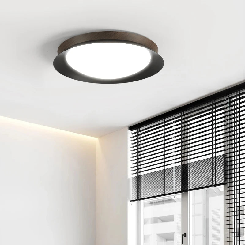 plafonnier led minimaliste nordique lampe ronde luminaire d'intérieur