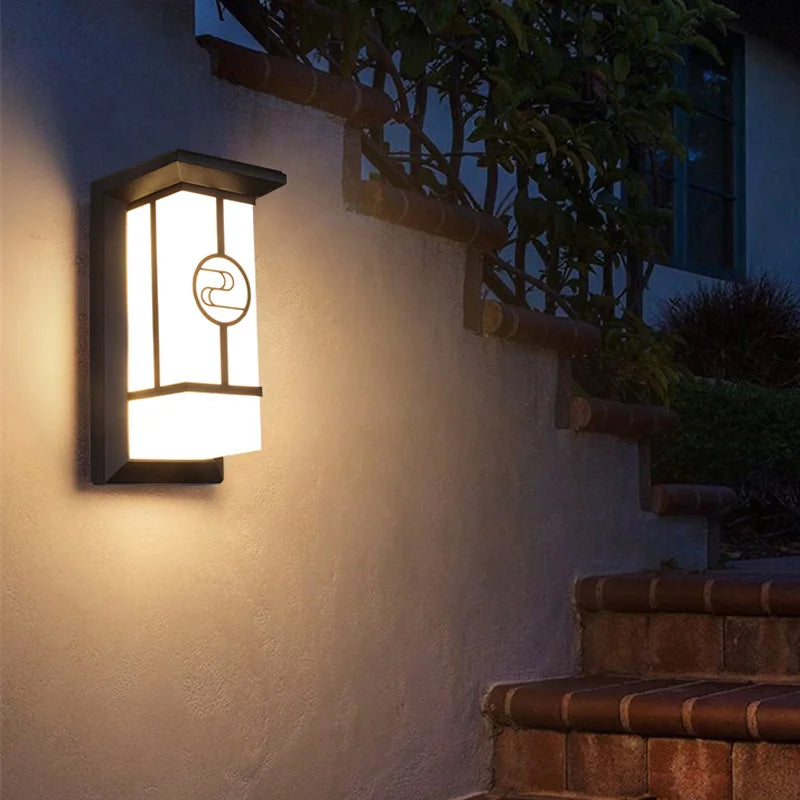 applique murale led design européen pour jardin extérieur éclairage moderne