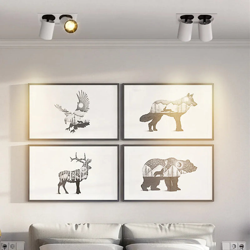 spot led encastré rotatif à intensité variable pour intérieur