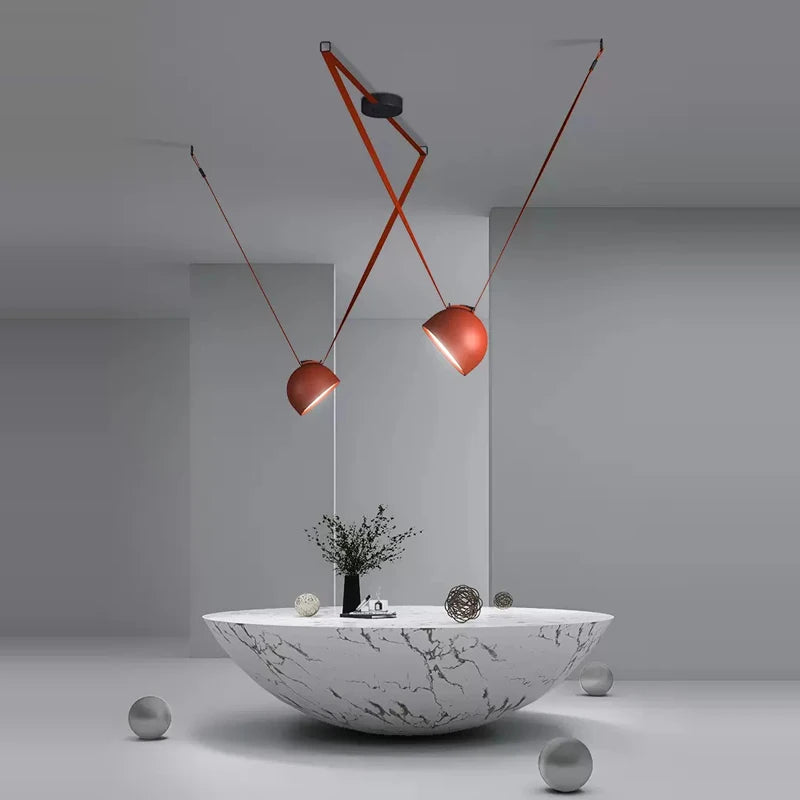 lustre artistique dimmable pour décoration intérieure moderne