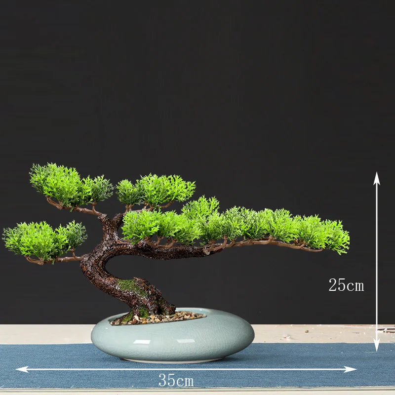 faux arbre bonsaï pour décoration intérieure et aménagement paysager