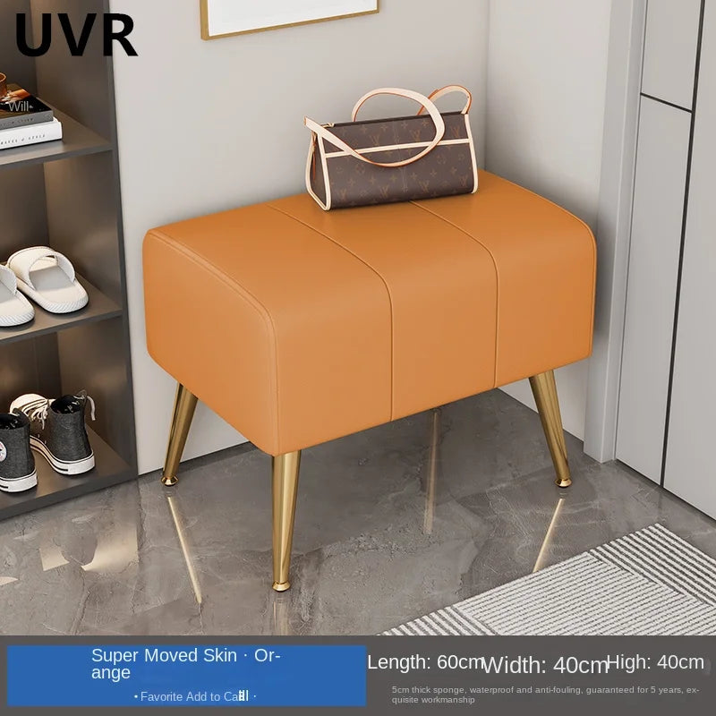 banc à chaussures moderne et luxueux avec assise confortable