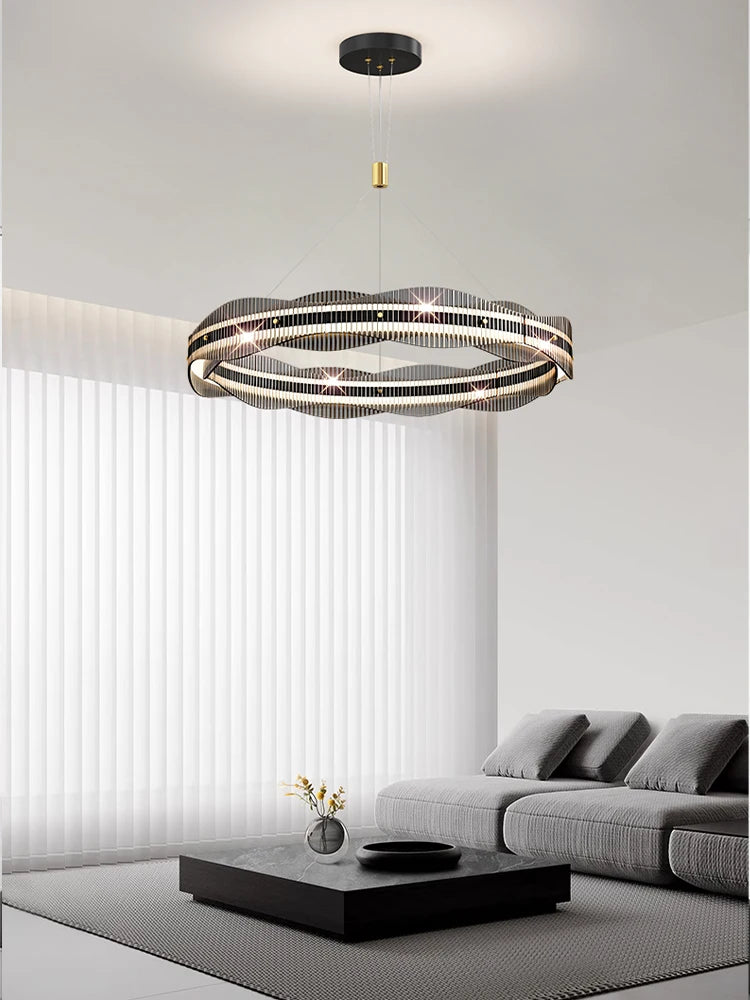 lustre moderne design pour salon et restaurant suspension