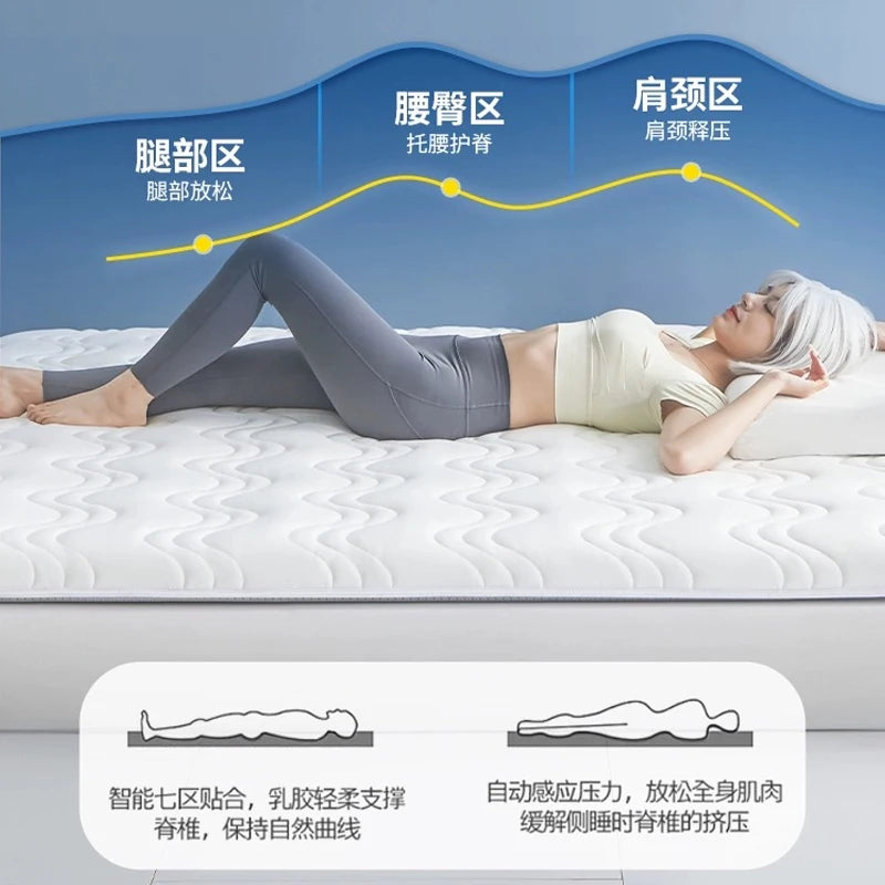 matelas latex rembourrage doux épais pour dortoir et maison