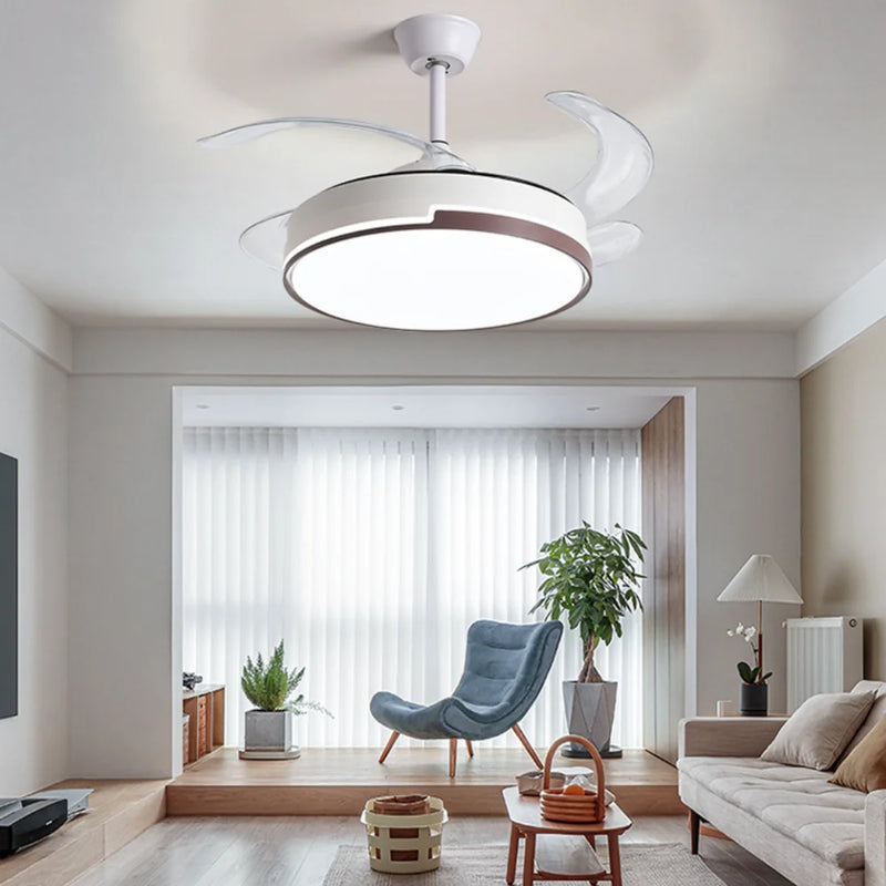 ventilateur led invisible moderne pour décoration intérieure élégante