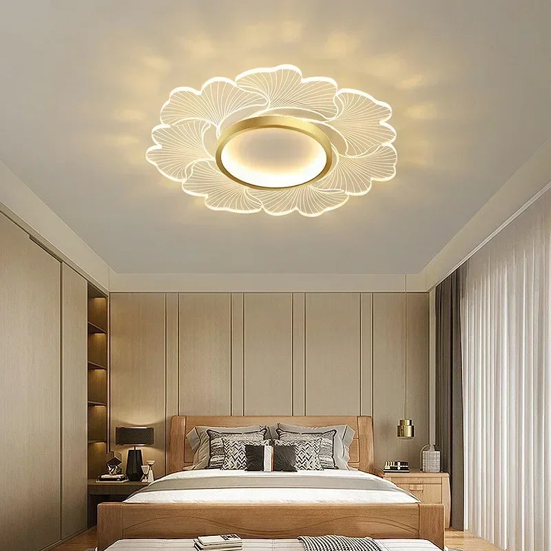 lustre moderne à leds pour décoration intérieure