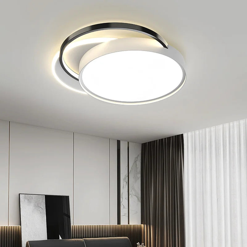 plafonnier led encastrable design minimaliste moderne combinaison ronde