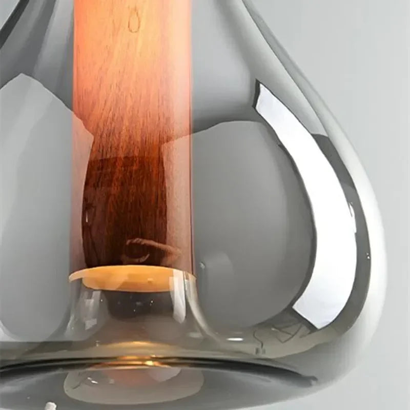 lampe à poser nordique moderne en verre design élégant pour décoration