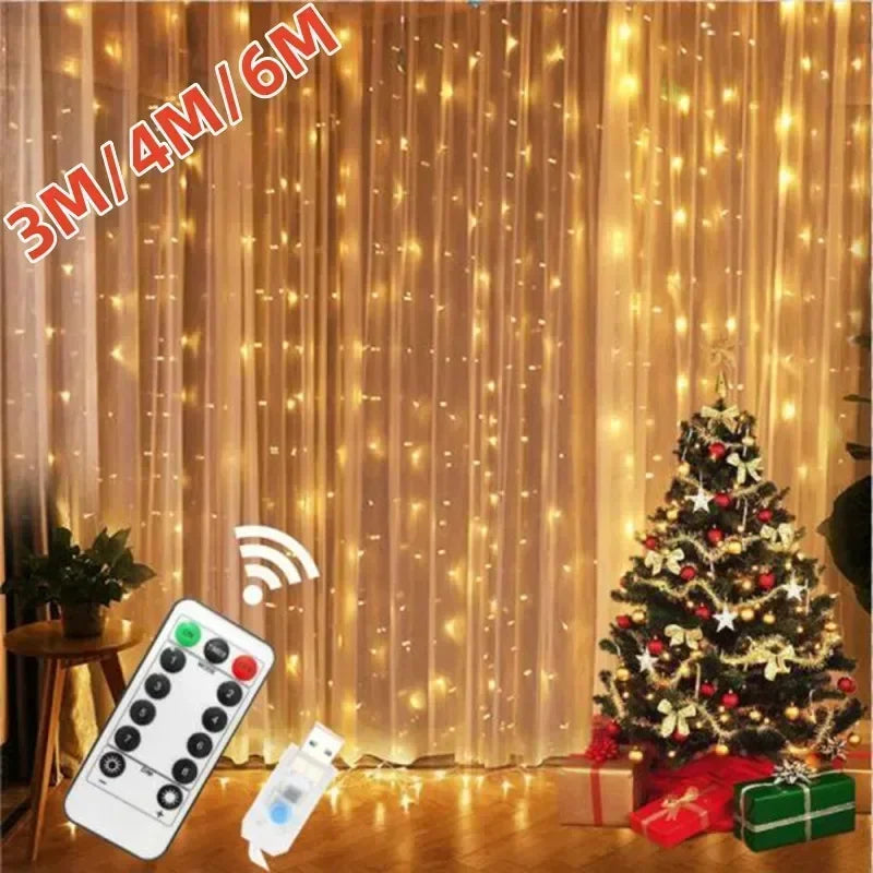 guirlande lumineuse usb avec télécommande pour fêtes et décorations