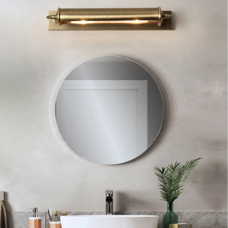 Moderne LED miroir avant lampe salle de bain matériel applique murale 10 W 445mm lumières Bronze LED salle de bain miroir ligne lampe