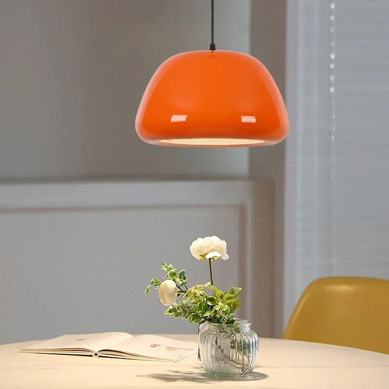 lampe led suspendue design nordique macaron pour décoration intérieure