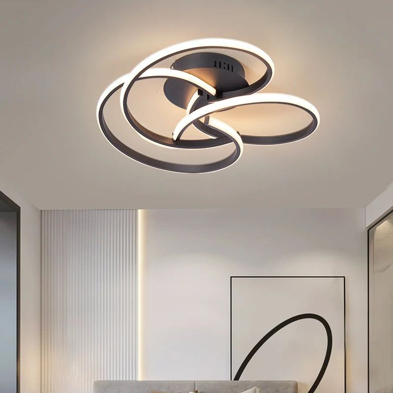 plafonnier moderne design créatif à leds pour intérieur