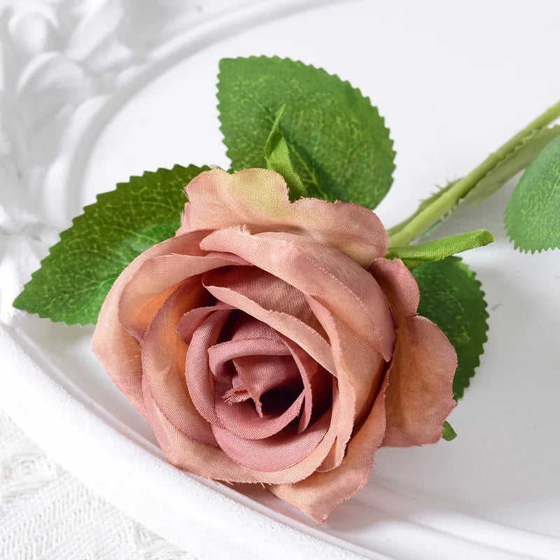 rose artificielle en soie pour décoration de mariage et événements