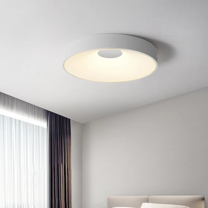 plafonnier led moderne minimaliste rond pour intérieur