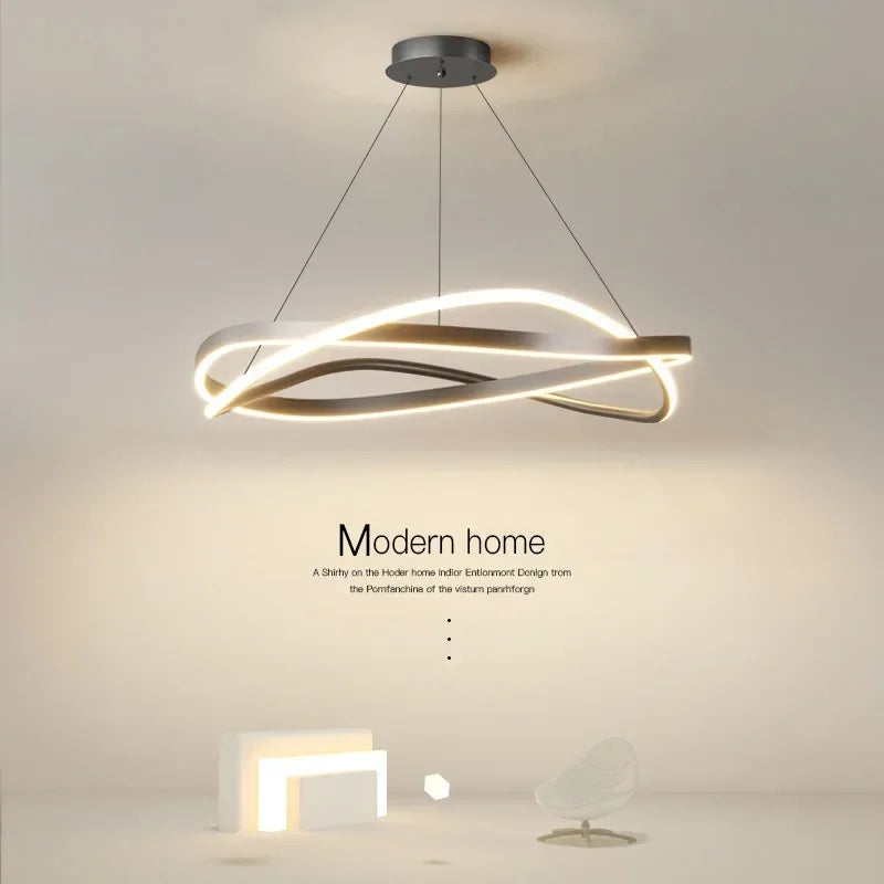 suspension à led moderne pour décoration intérieure élégante