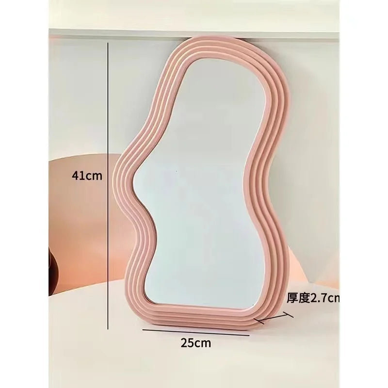 miroir mural nuage kawaii pour décoration intérieure et maquillage