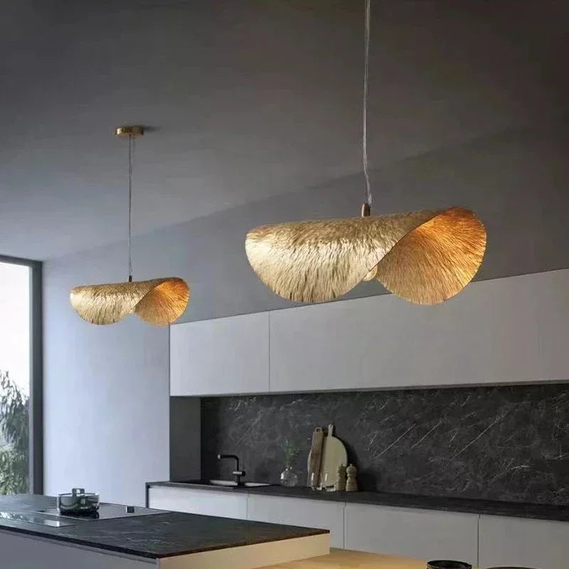 suspension en cuivre design moderne pour éclairage intérieur