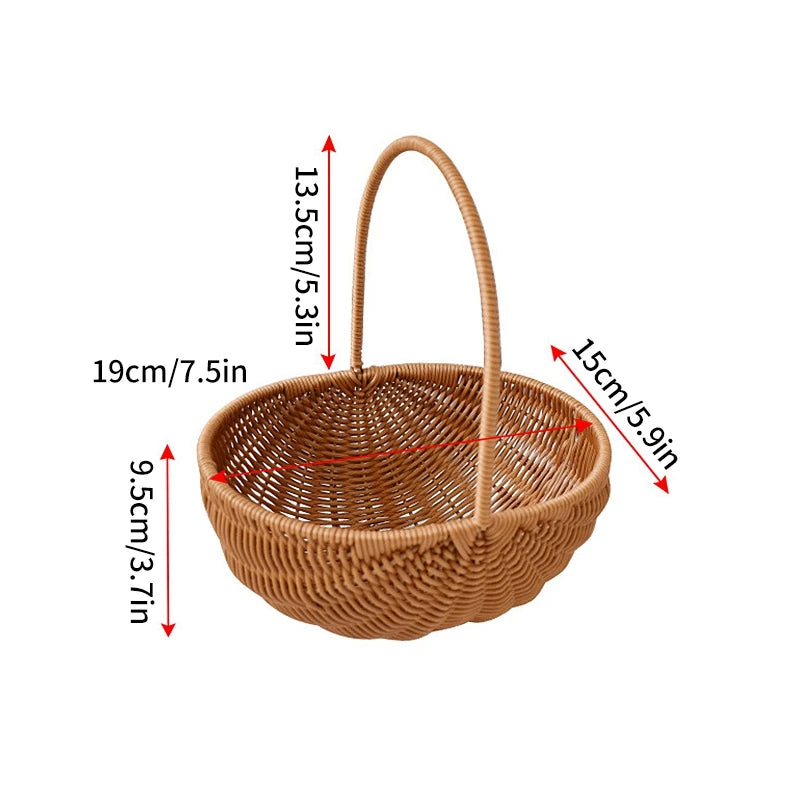 panier de pique-nique en osier pour rangement et courses