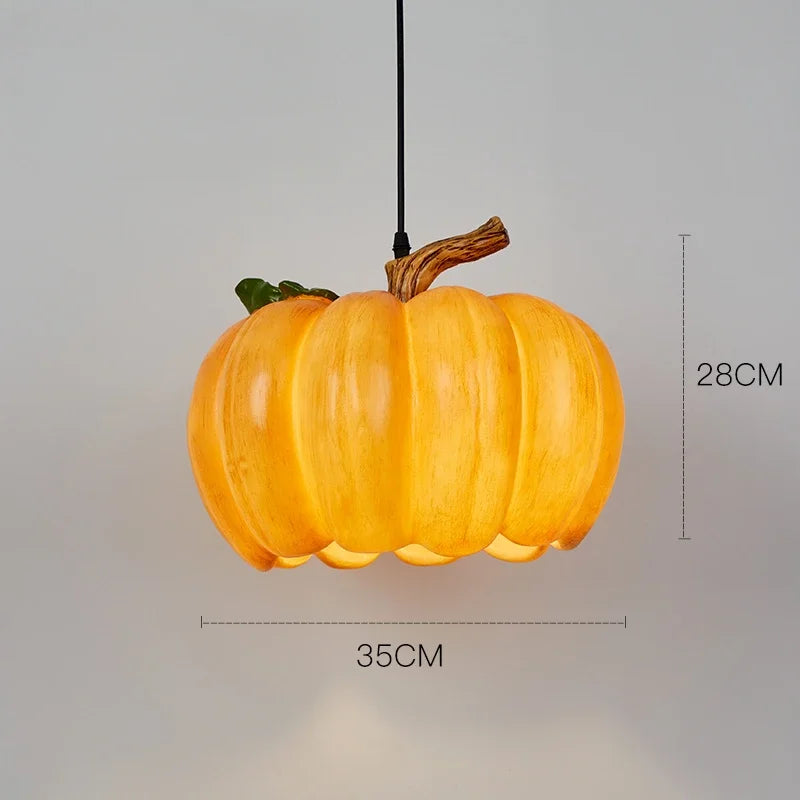 lustre rétro en forme de citrouille pour décoration d'Halloween