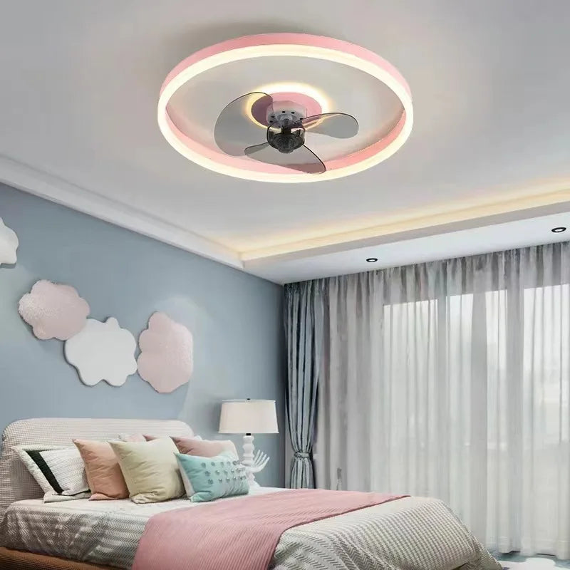 plafonnier led moderne avec ventilateur pour éclairage intérieur