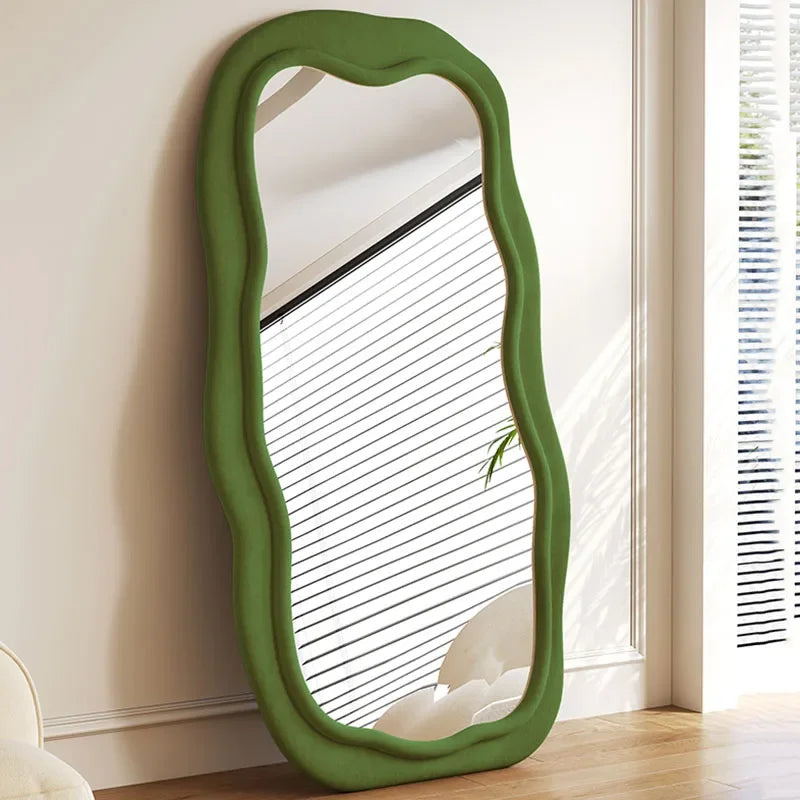 miroir décoratif en macramé style nordique pour homme