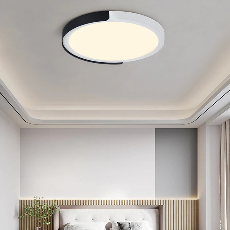 simple led trois anti-plafonnier rond maison lampe