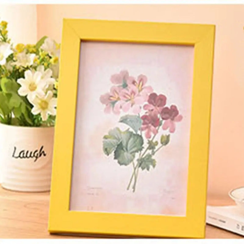 cadre photo coloré artisanal pour décoration et affichage DIY